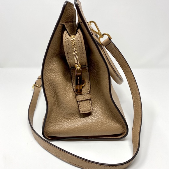 NWOT MICHAEL KORS Leather Collins bag dark khaki - Picture 3 of 8